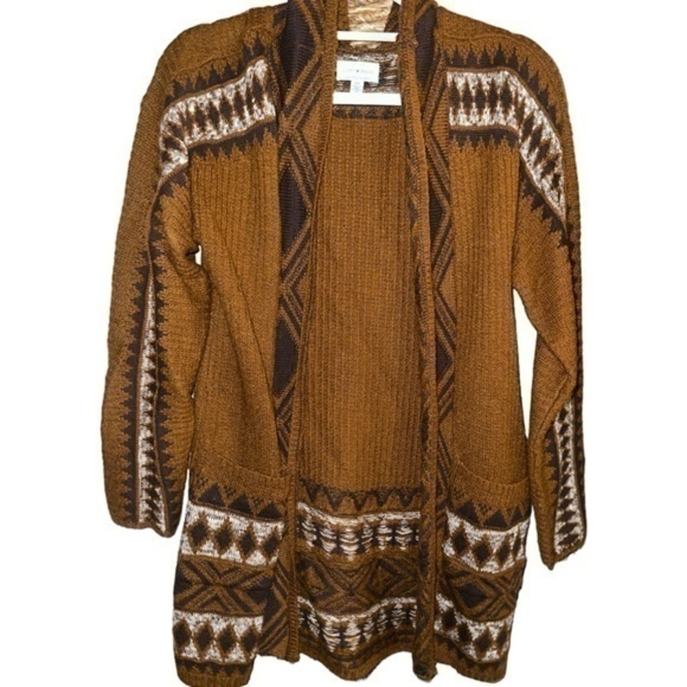 LUCKY BRAND 🍀 Pattern cardigan